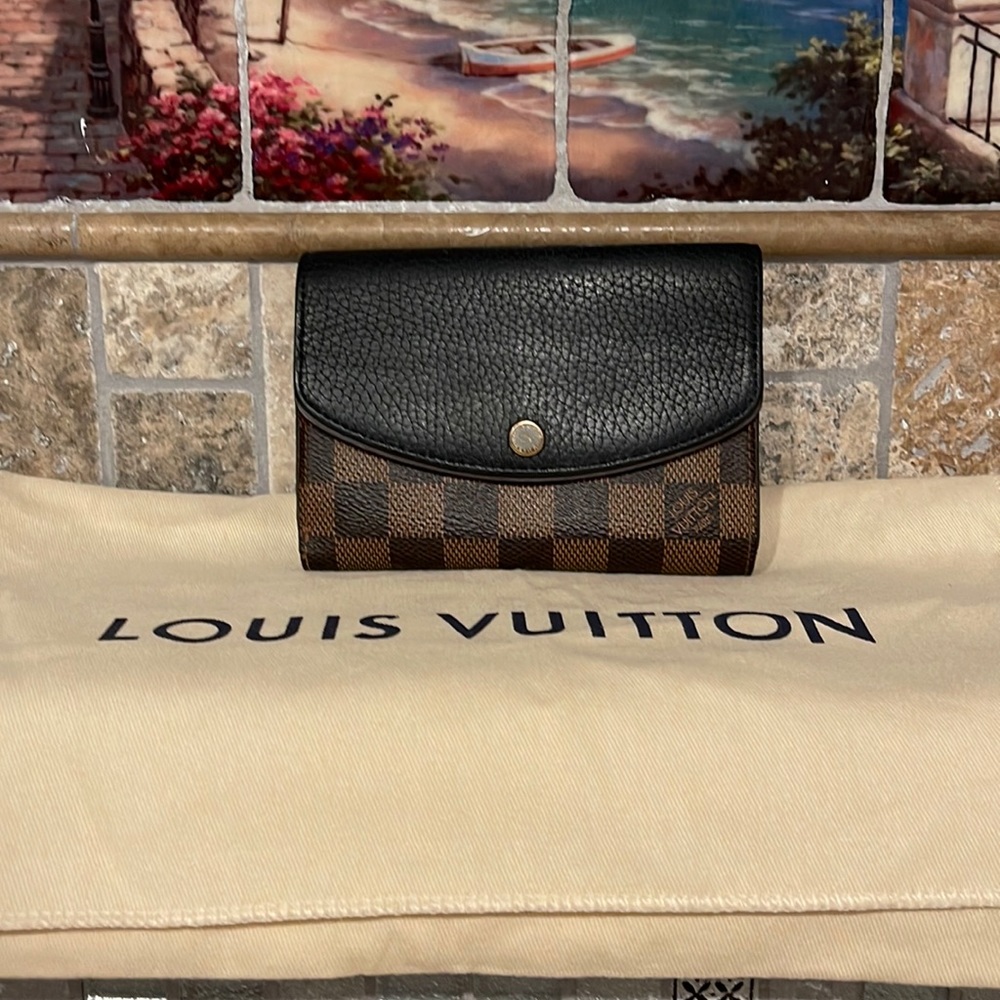 Louis Vuitton Normandy Damier Ebene compact Wallet